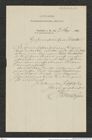 Nachlass Franz Steindachner, Brief von H. Maltzan an Franz Steindachner (26.03.1881), Inv.Nr. 323.03, Seite 1